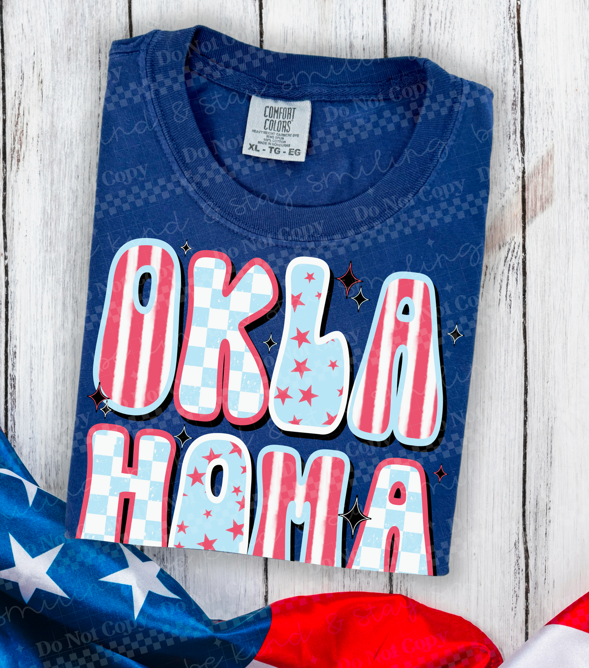 Oklahoma patriotic (CMLD) DTF Transfer