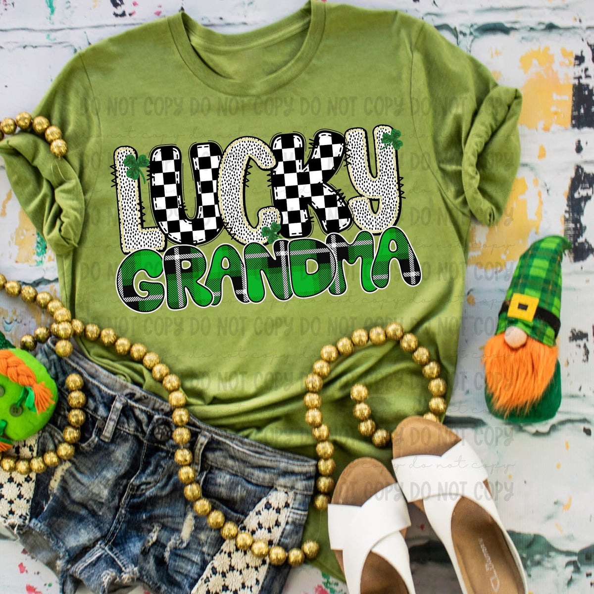 Lucky Grandma (Revel) 83407 DTF Transfer