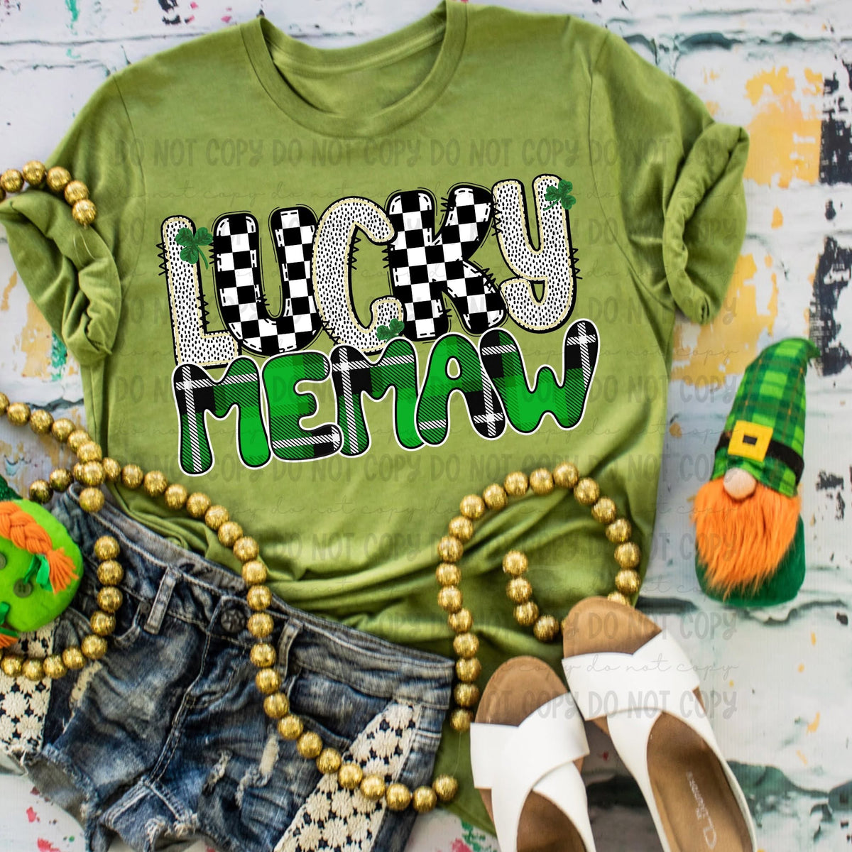 Lucky Memaw (Revel) 83408 DTF Transfer