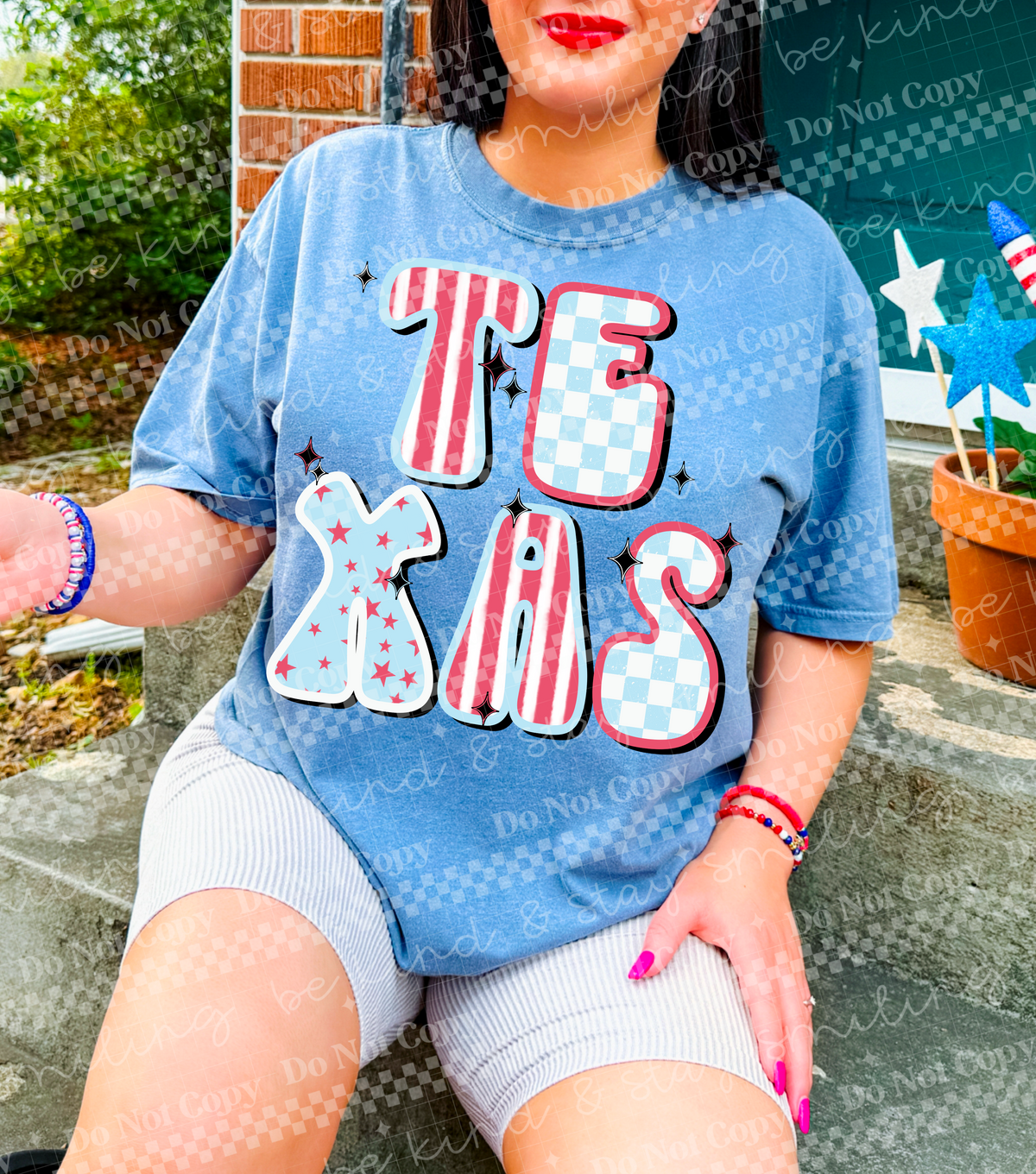 Texas patriotic (CMLD) DTF Transfer