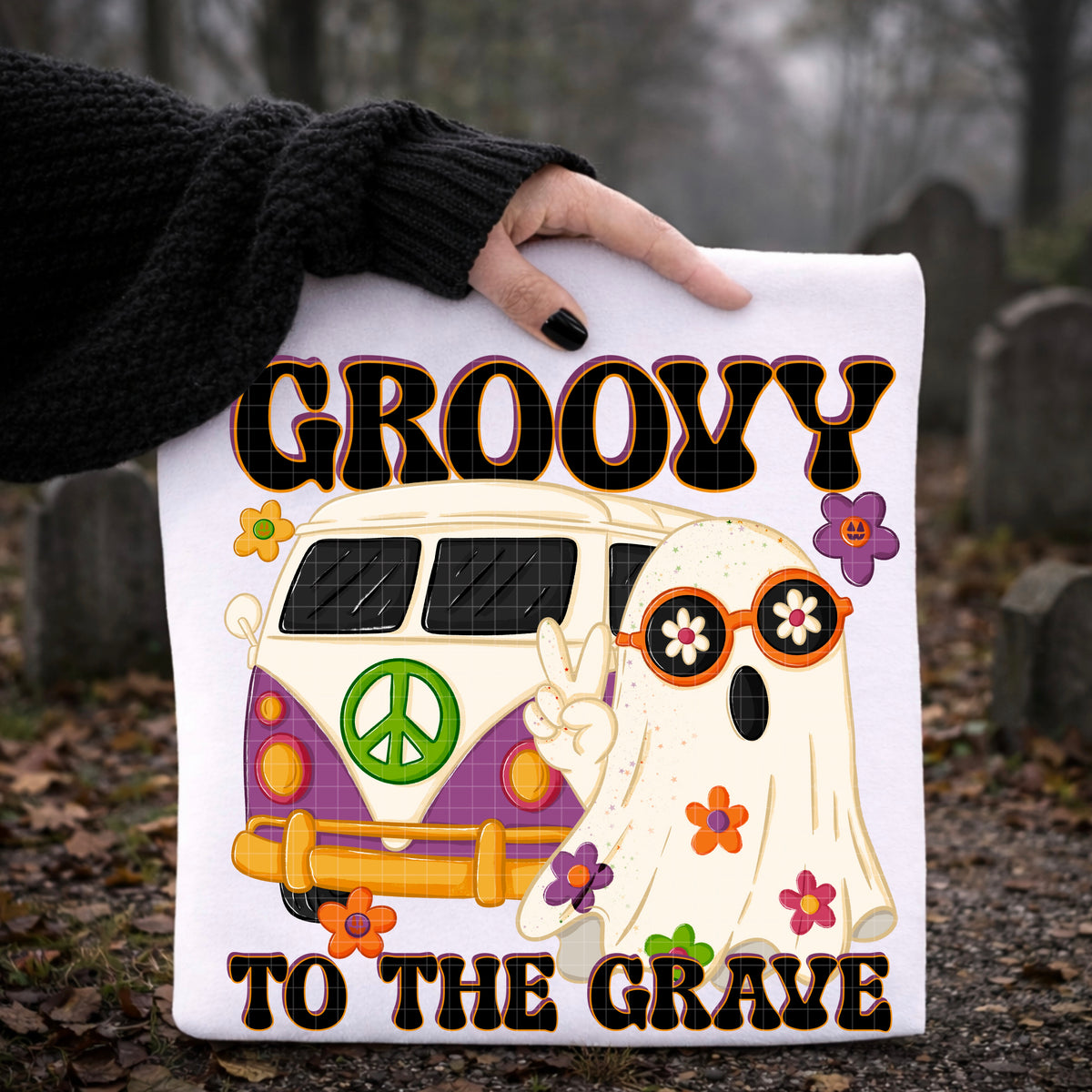 Groovy to the grave (DD) DTF Transfer