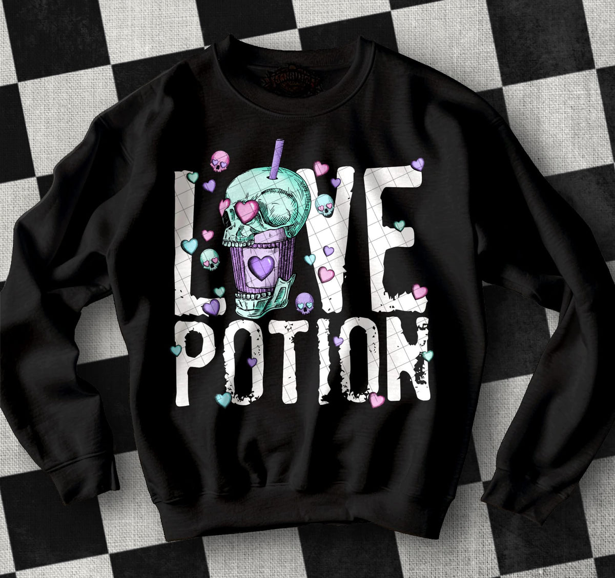 Love Potion WHITE (KPI) 83534 DTF Transfer