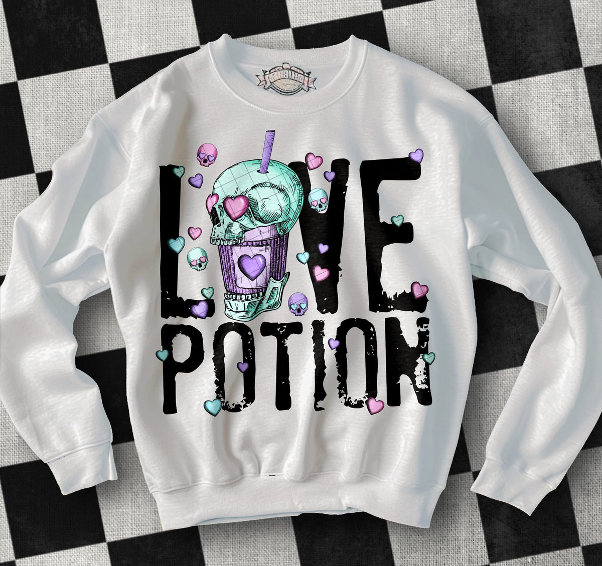 Love Potion BLACK (KPI) 83535 DTF Transfer