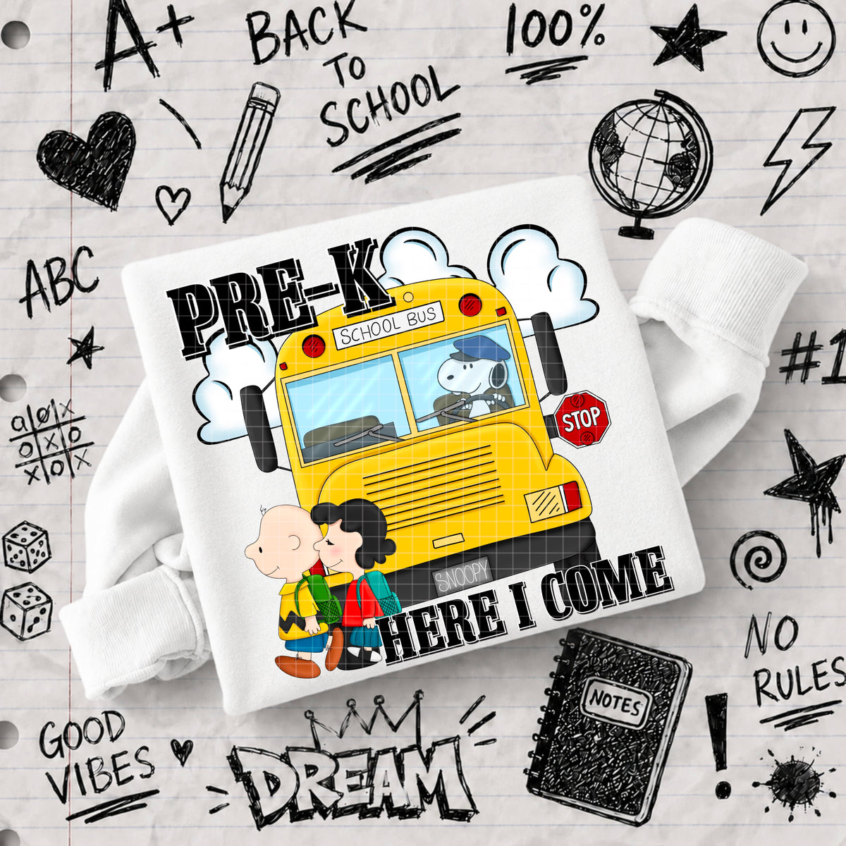 Pre-K here I come CB (DD) DTF Transfer