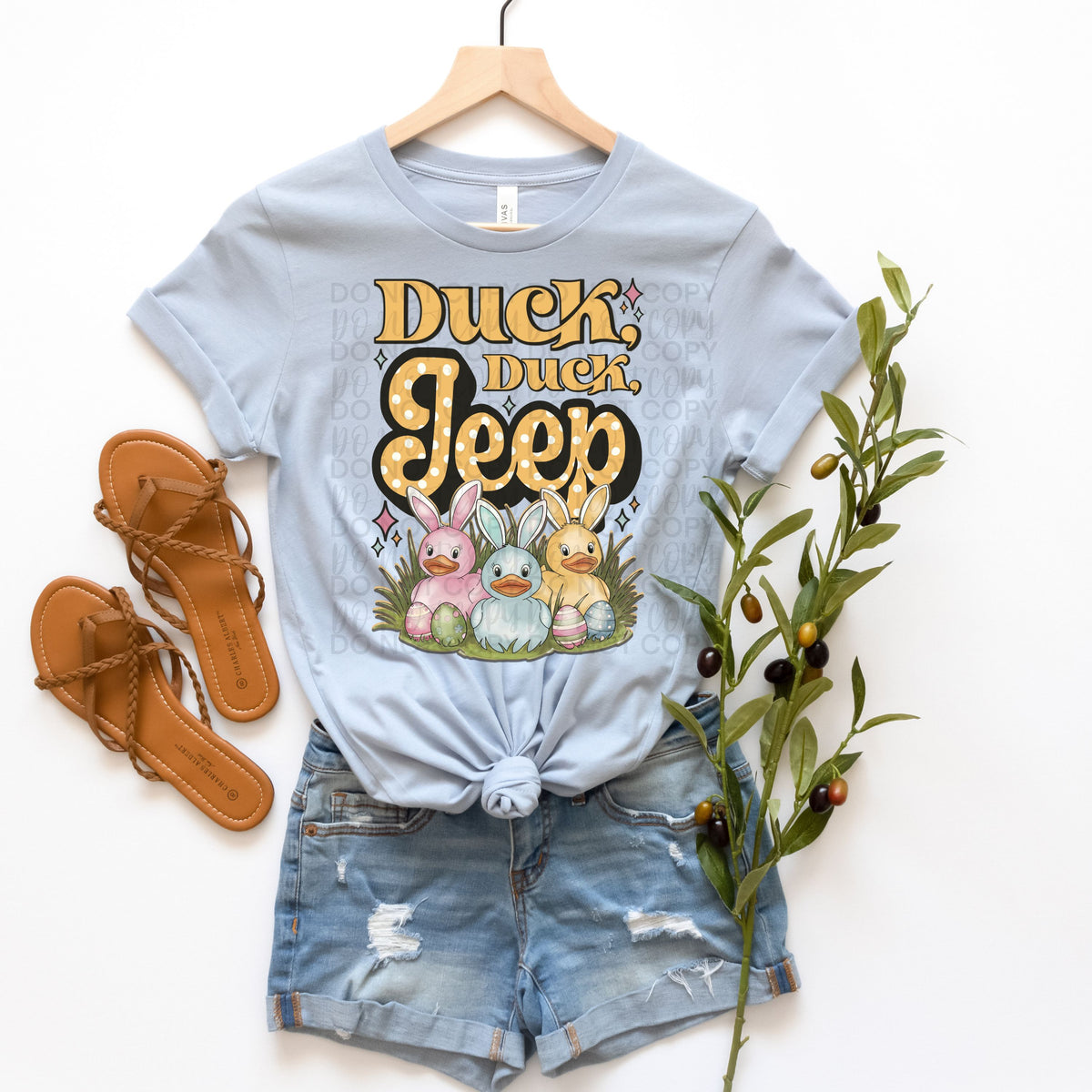 Duck Duck Jeep Easter (Starlight) DTF transfer