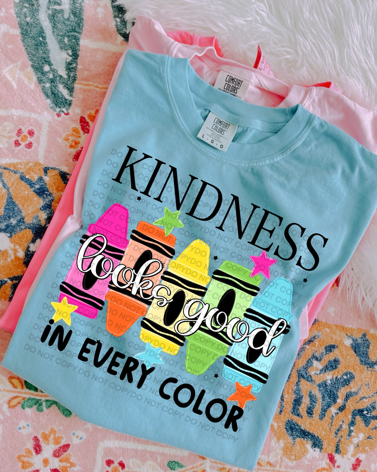 Kindness looks good in every color (SCG) DTF Transfer