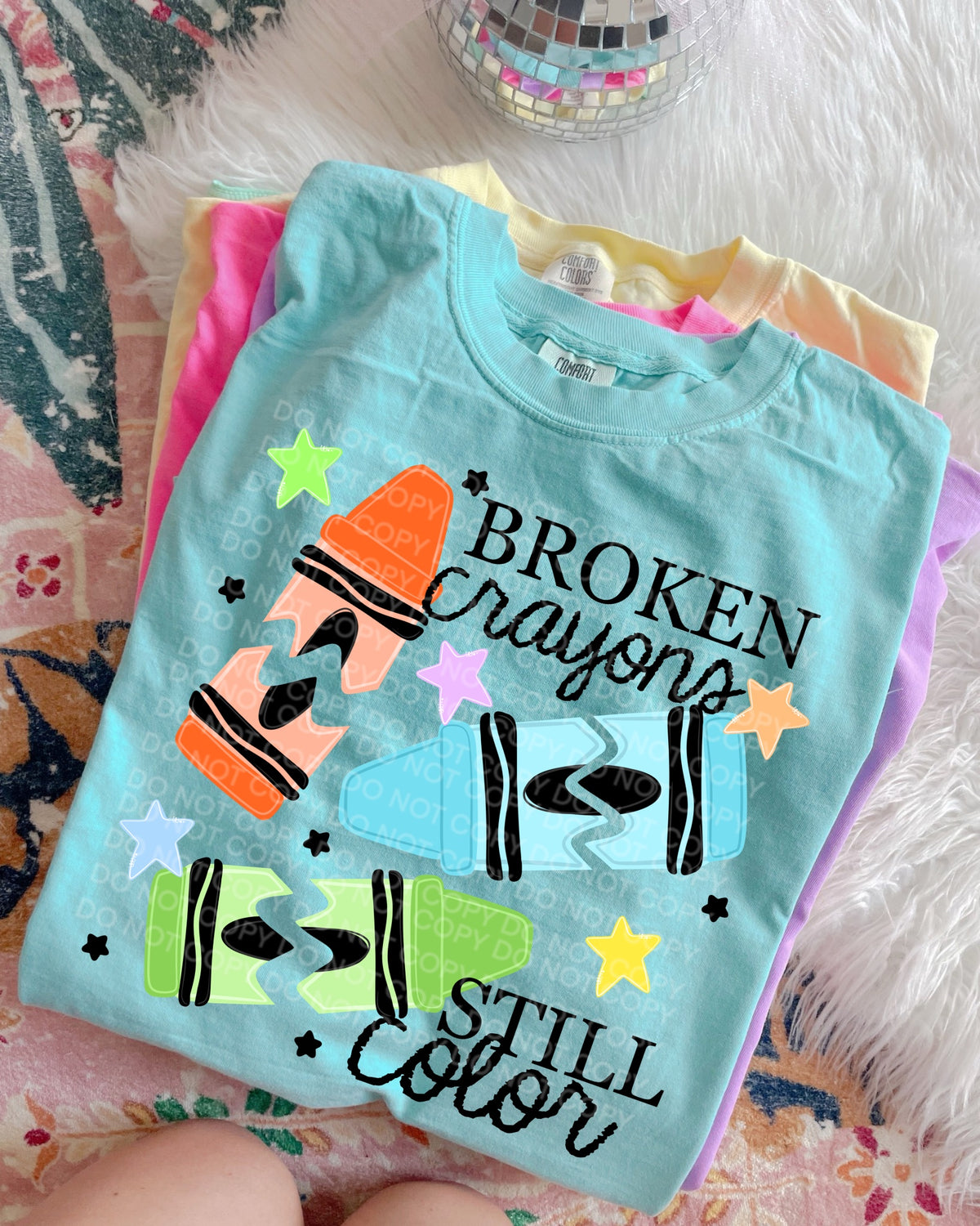 Broken crayons still color (SCG) DTF Transfer