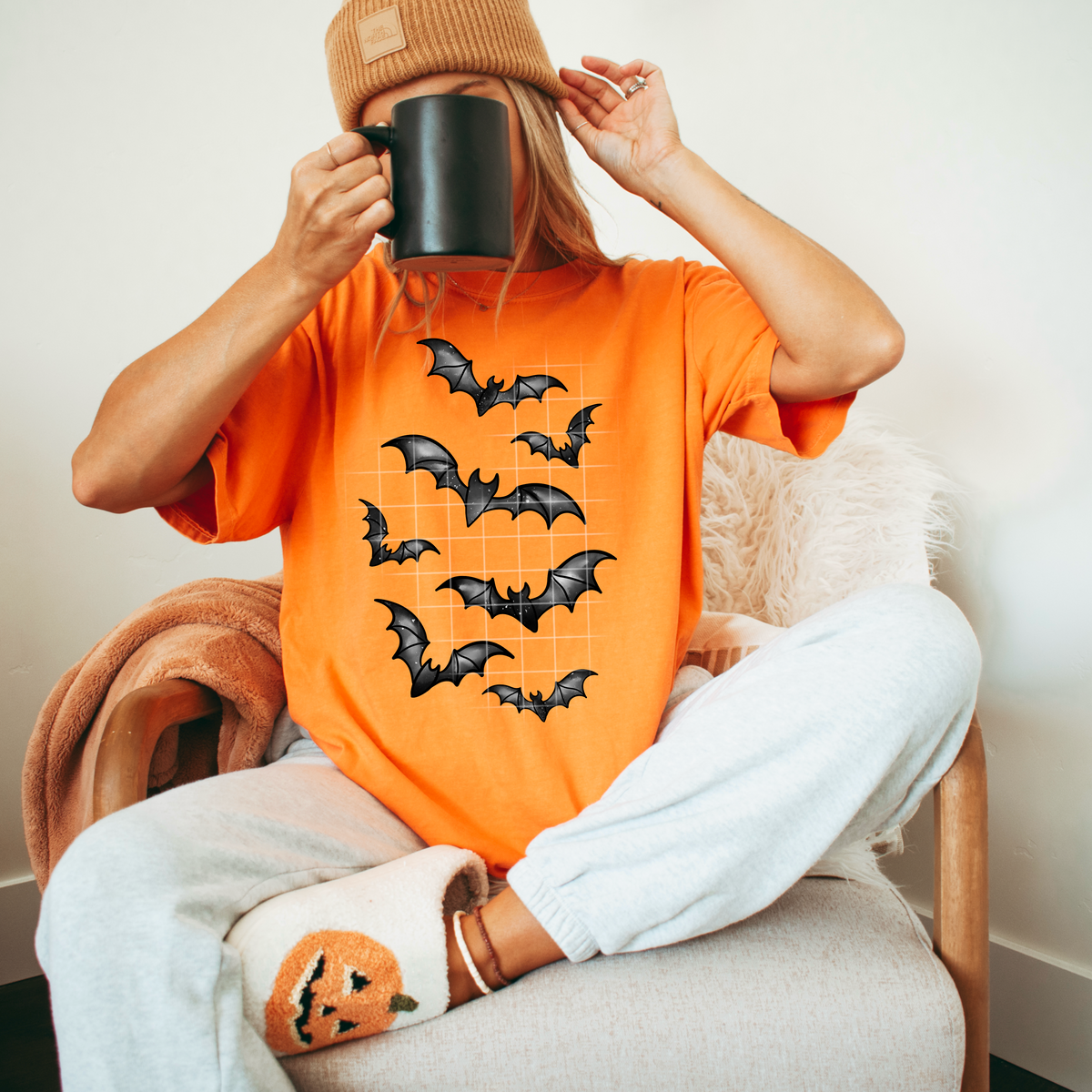 Flying black bats (CSC) 109352 DTF transfer