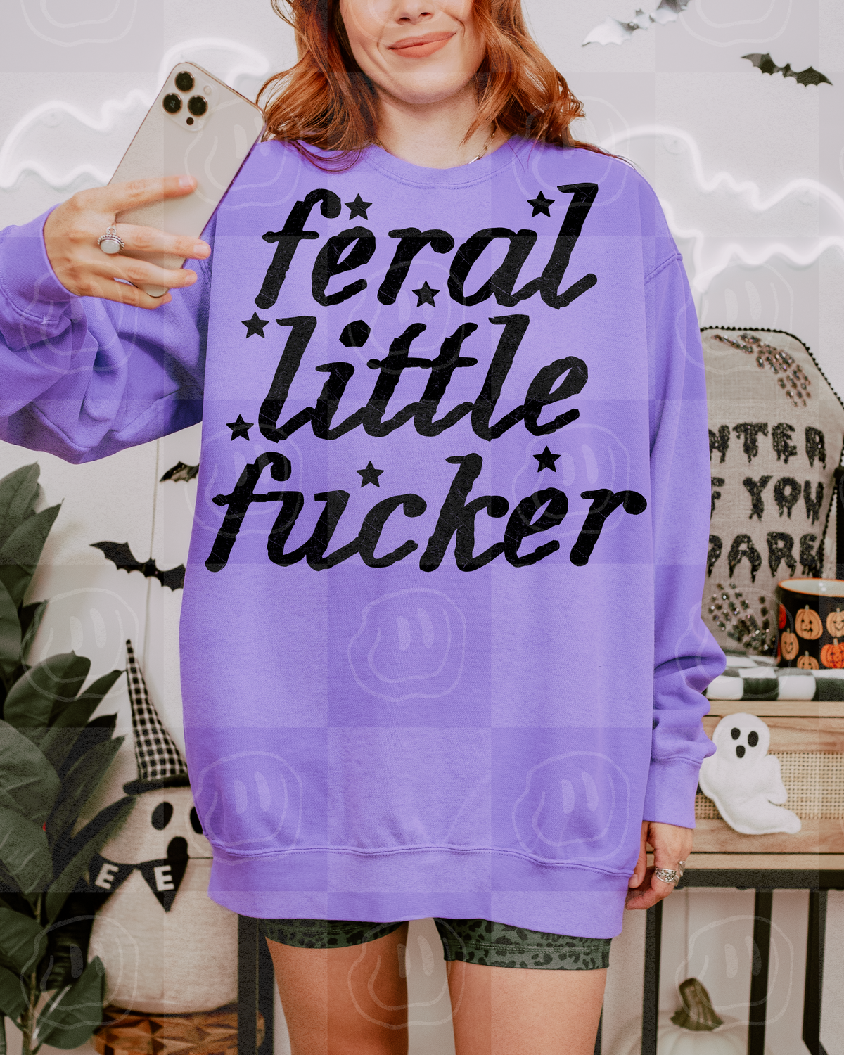 Feral little fucker (unhinged) DTF Transfer