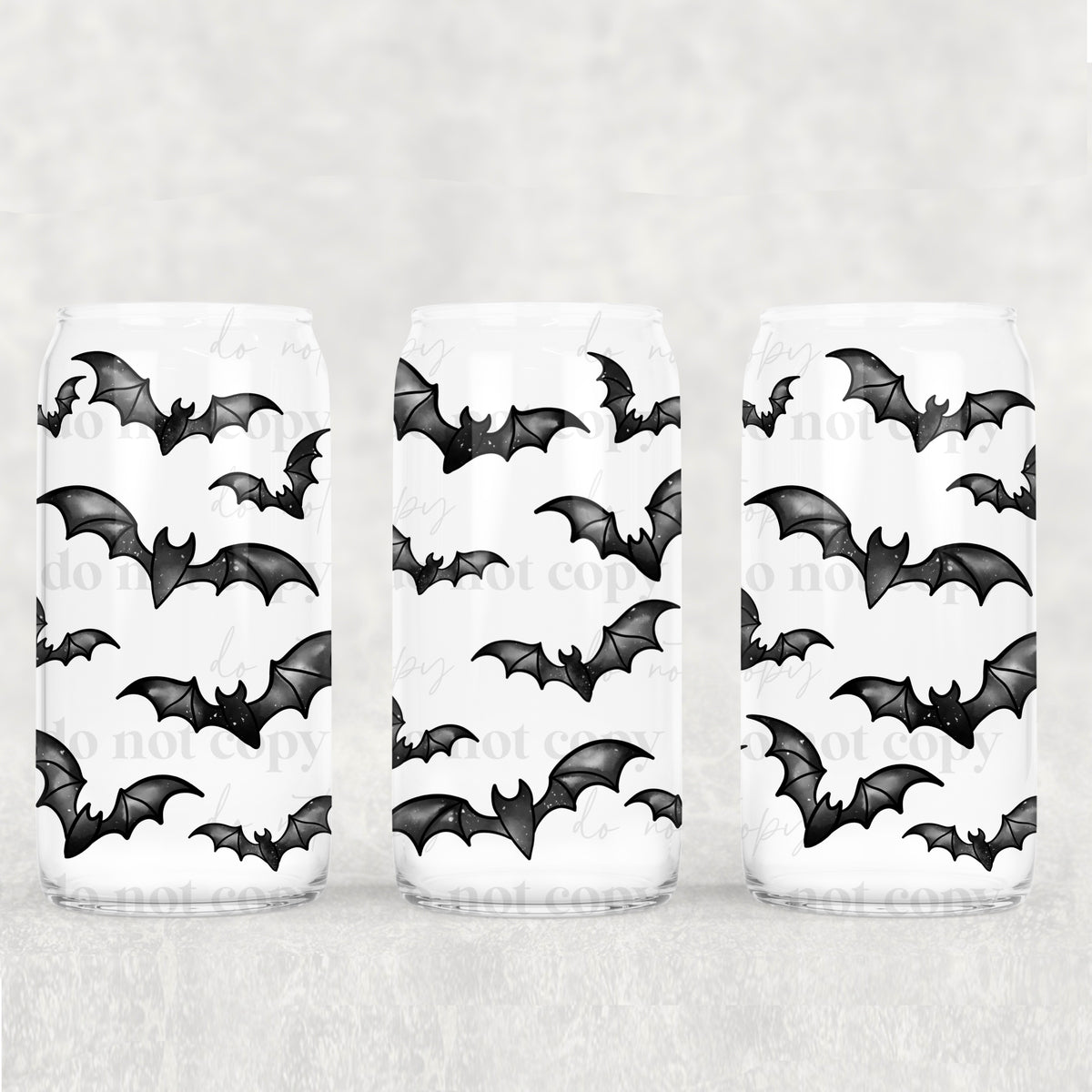 4740 black bats (CSC) UV DTF WRAP