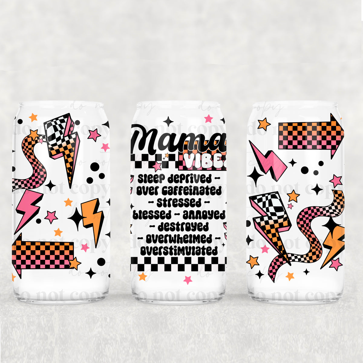 4755 mama vibes list (CSC) UV DTF WRAP
