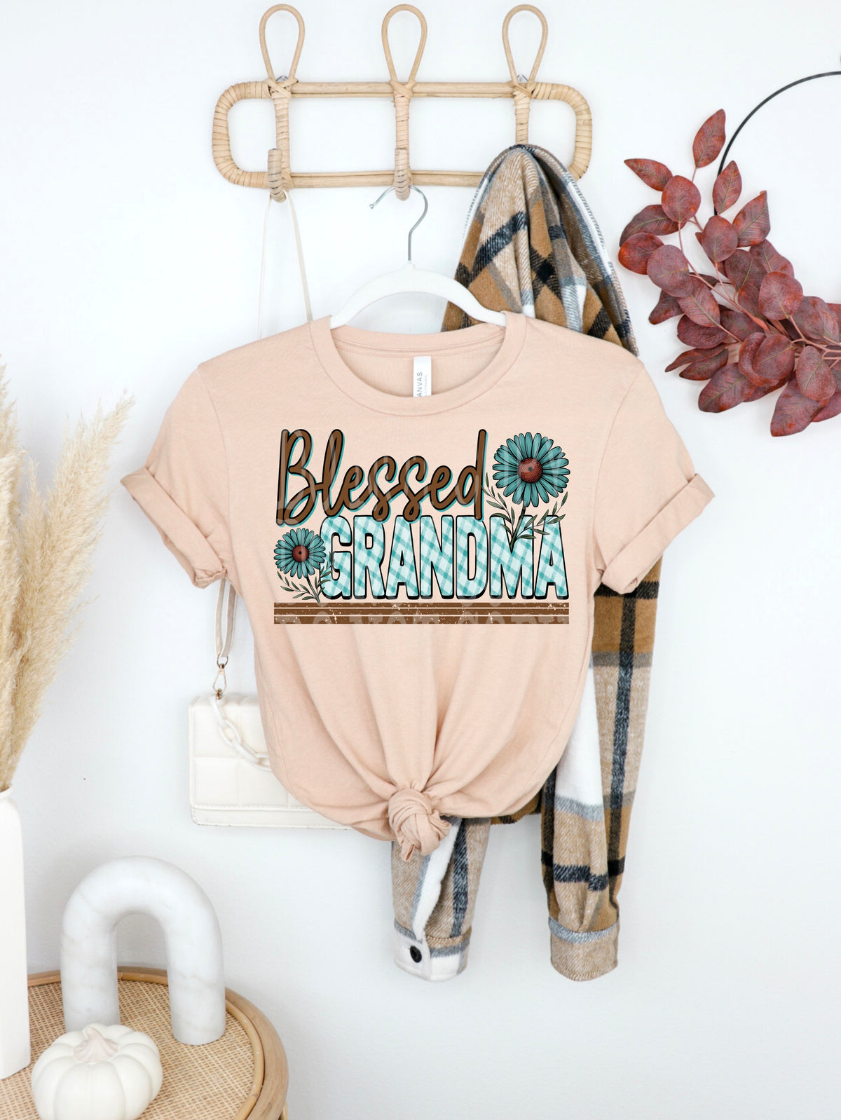 Blessed grandma blue (DD) 109524 DTF transfer