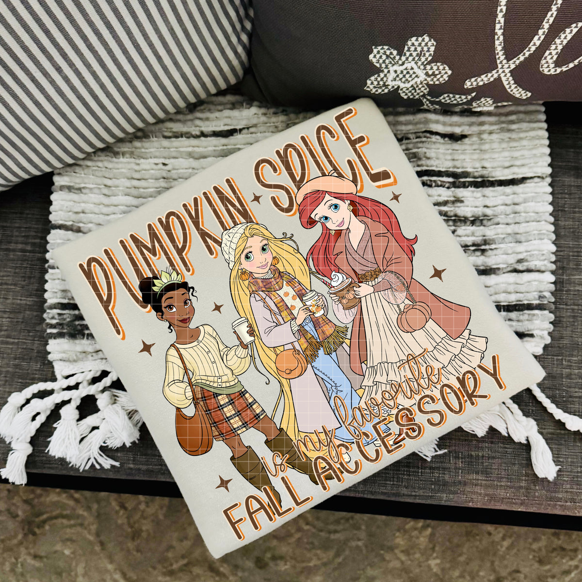 Pumpkin spice fall accessories DTF Transfer