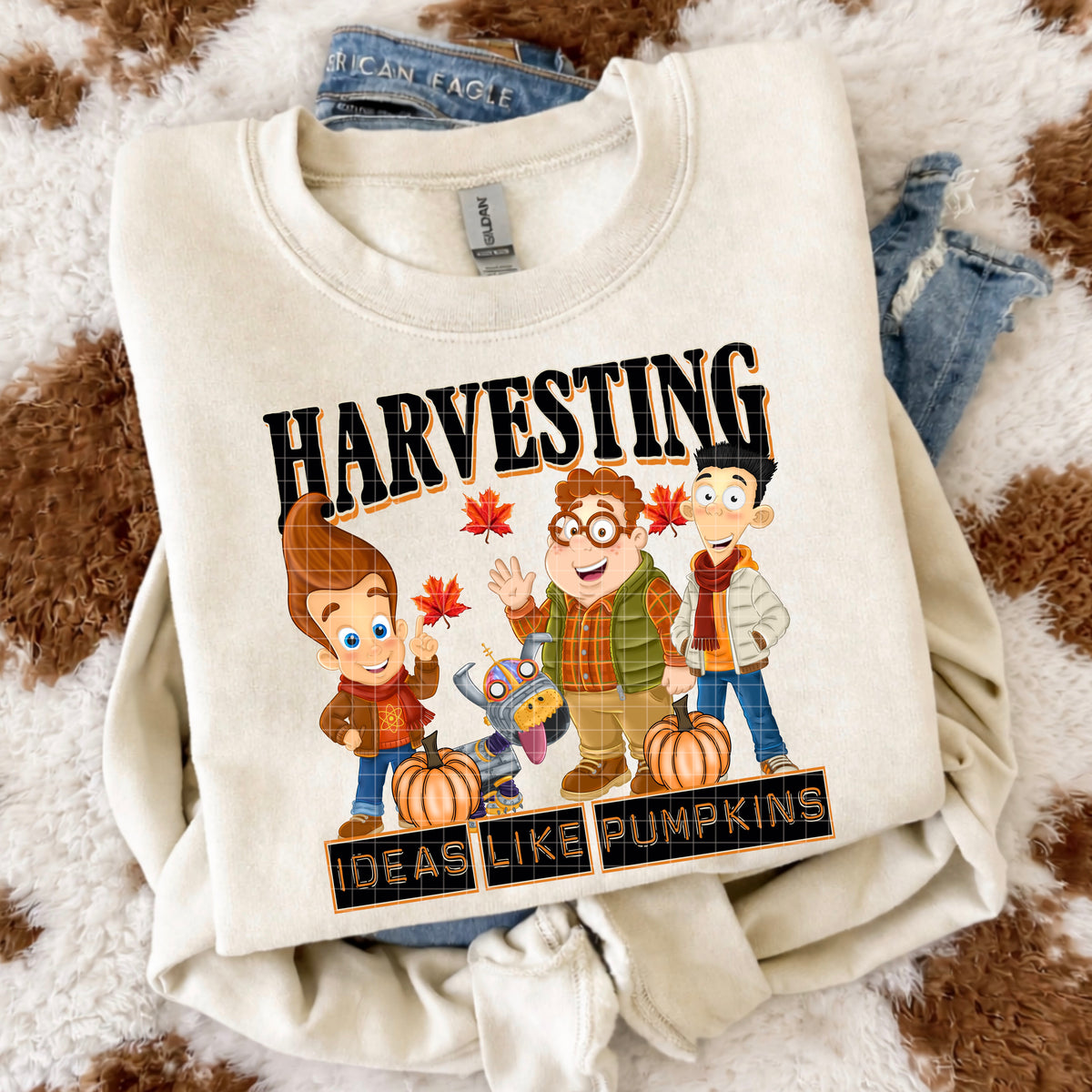 Harvesting ideas like pumpkins DTF Transfer