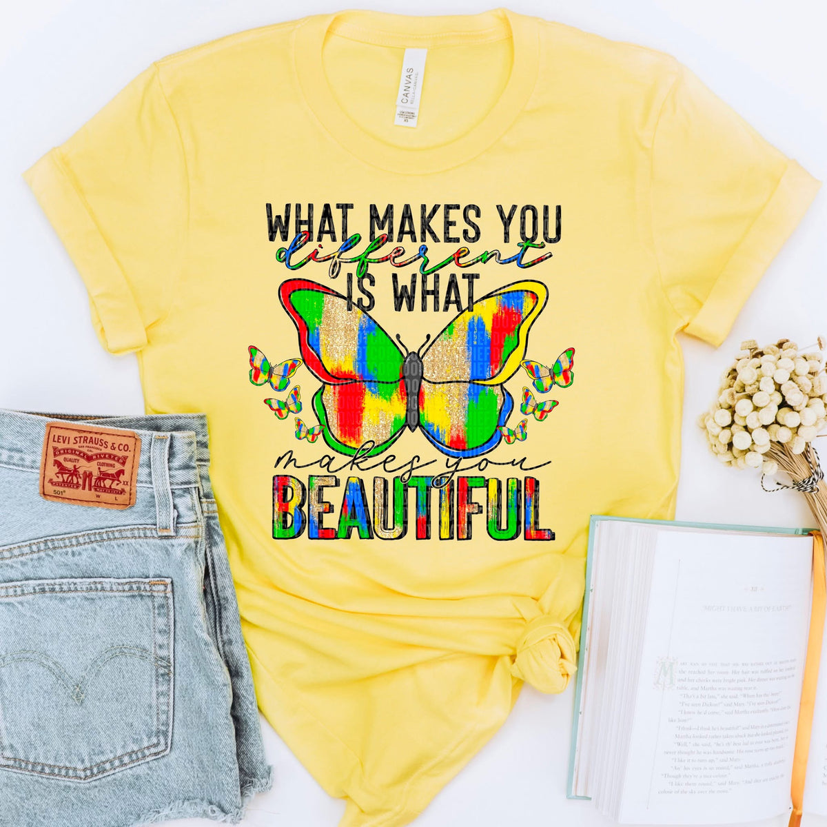 What Makes You Different Is What Makes You Beautiful (SDD) 83530 DTF Transfer