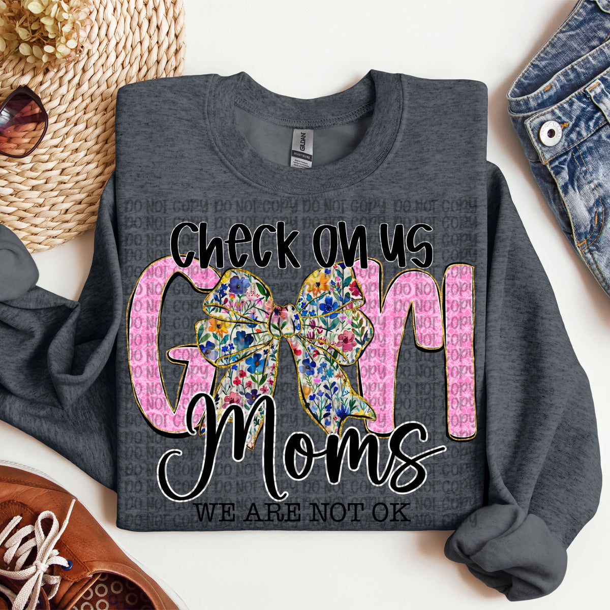 Check on us girl moms (VP) 102927 DTF transfer