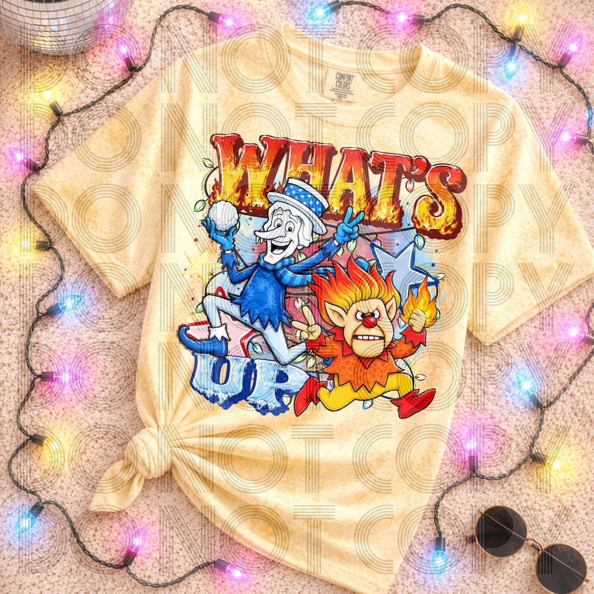 What's up fire and ice (Renewed) DTF Transfer