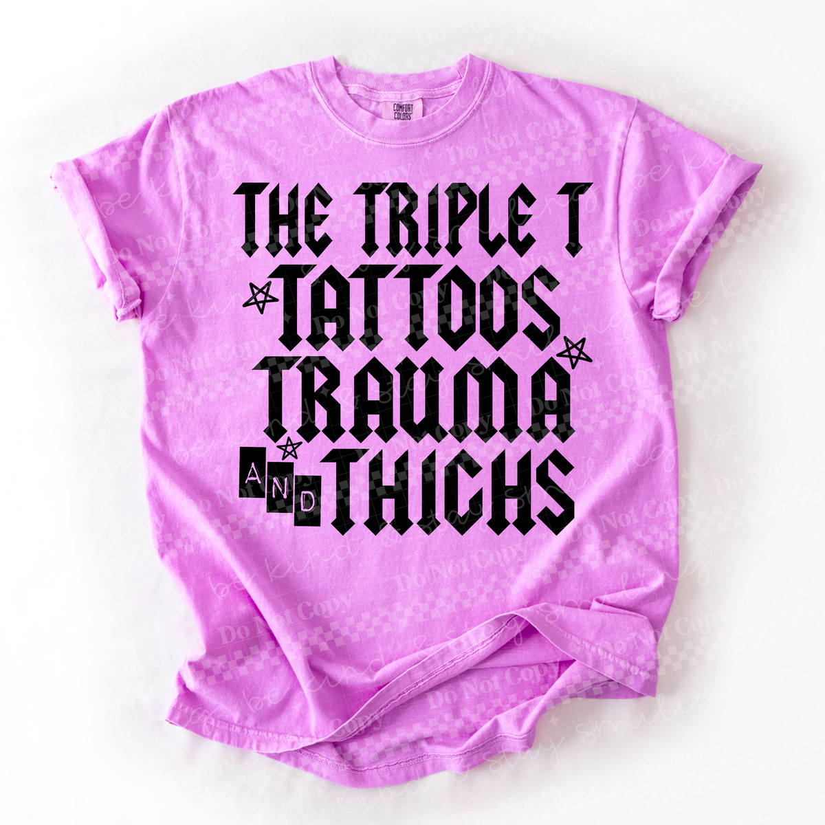 The triple T BLACK (CMLD) DTF Transfer
