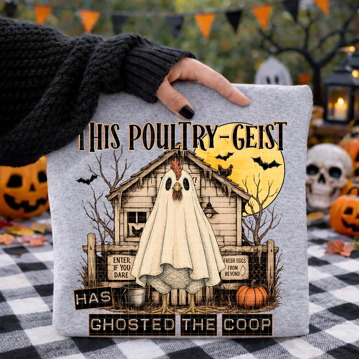 This poultry-geist has ghosted the coop (DD) DTF transfer
