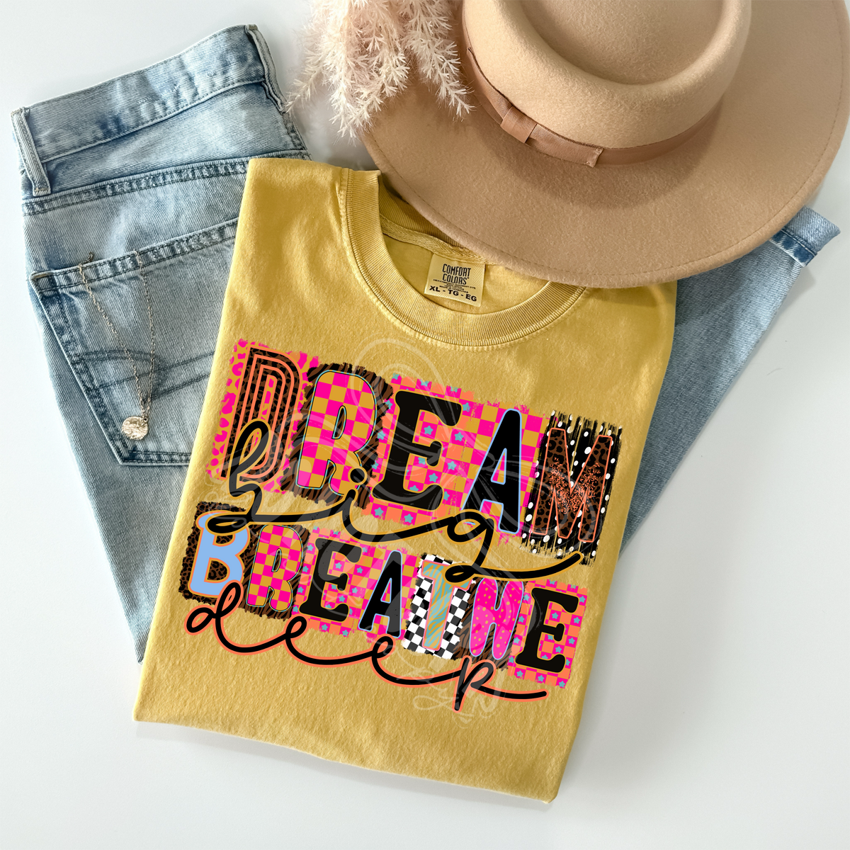 Dream big breath deep (C's) DTF Transfer