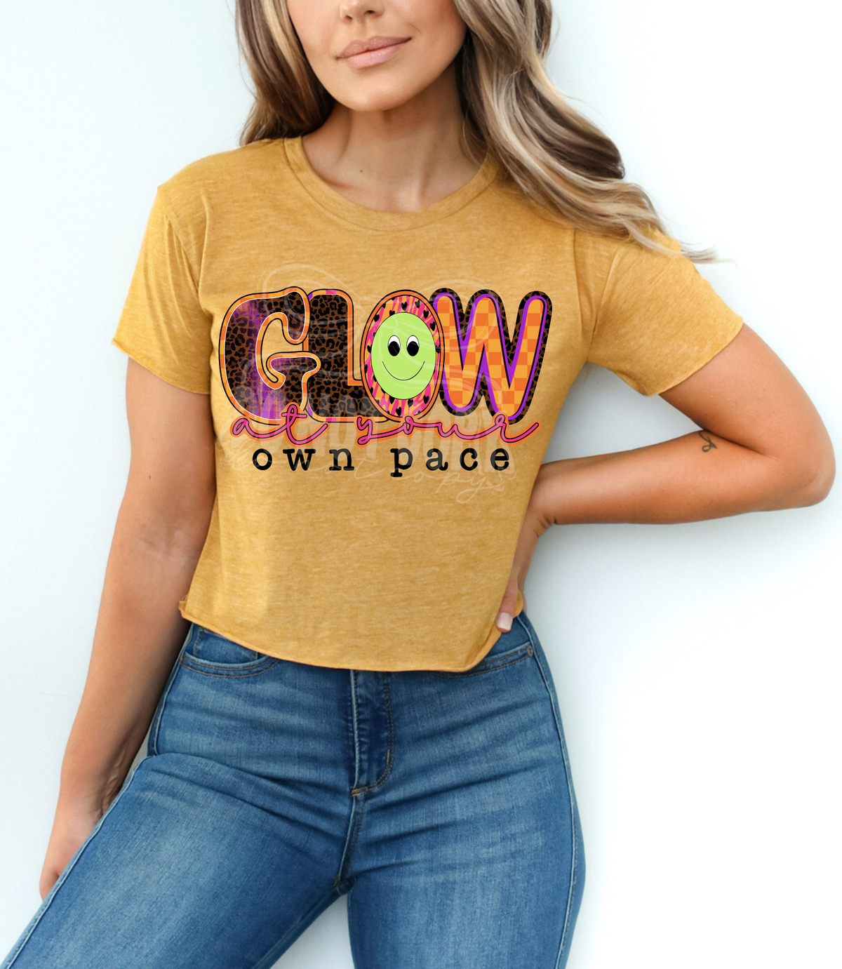 Glow at your own pace (C's) DTF Transfer