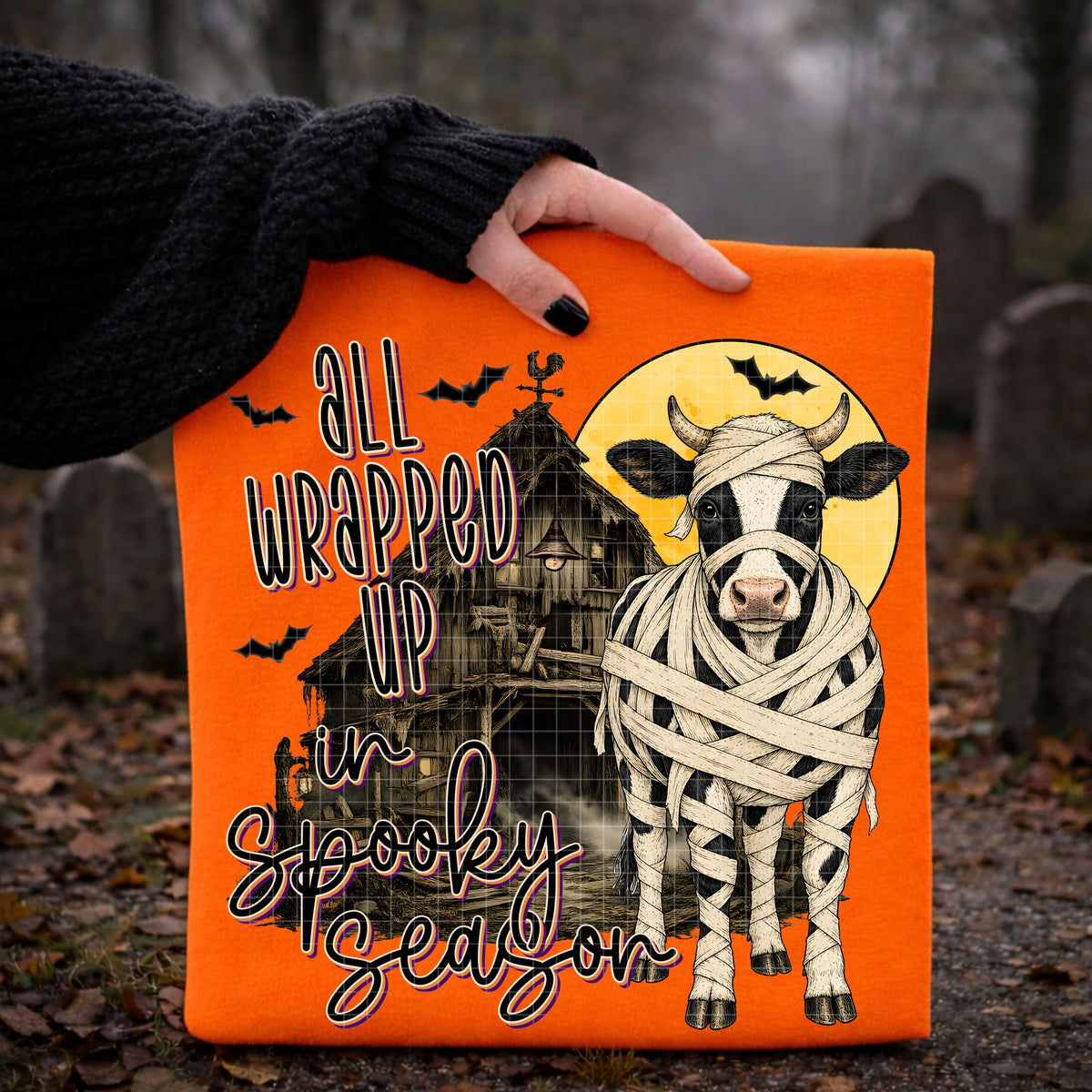 All wrapped up in spooky season (DD) DTF transfer