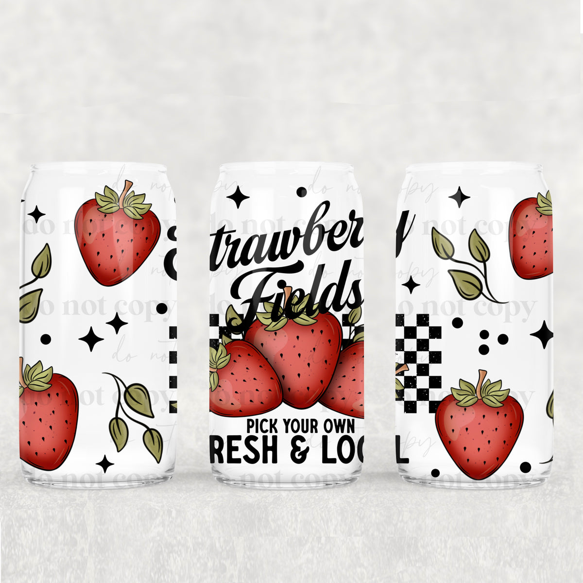 strawberry fields 4865 (CSC) UV DTF WRAP