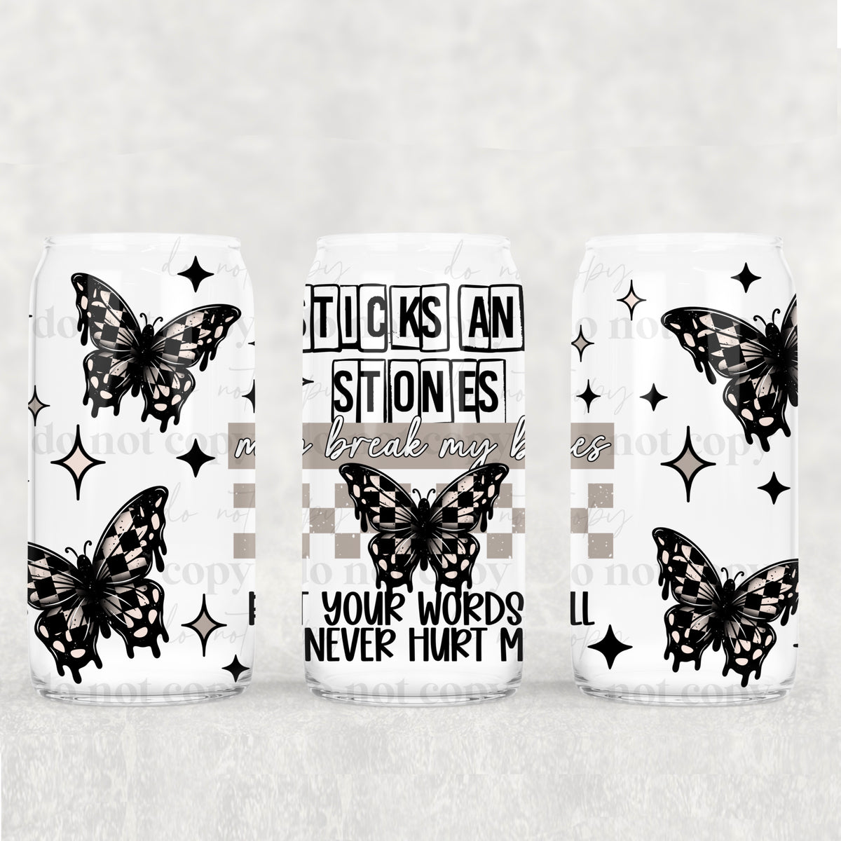 sticks and stones 4867 (CSC) UV DTF WRAP
