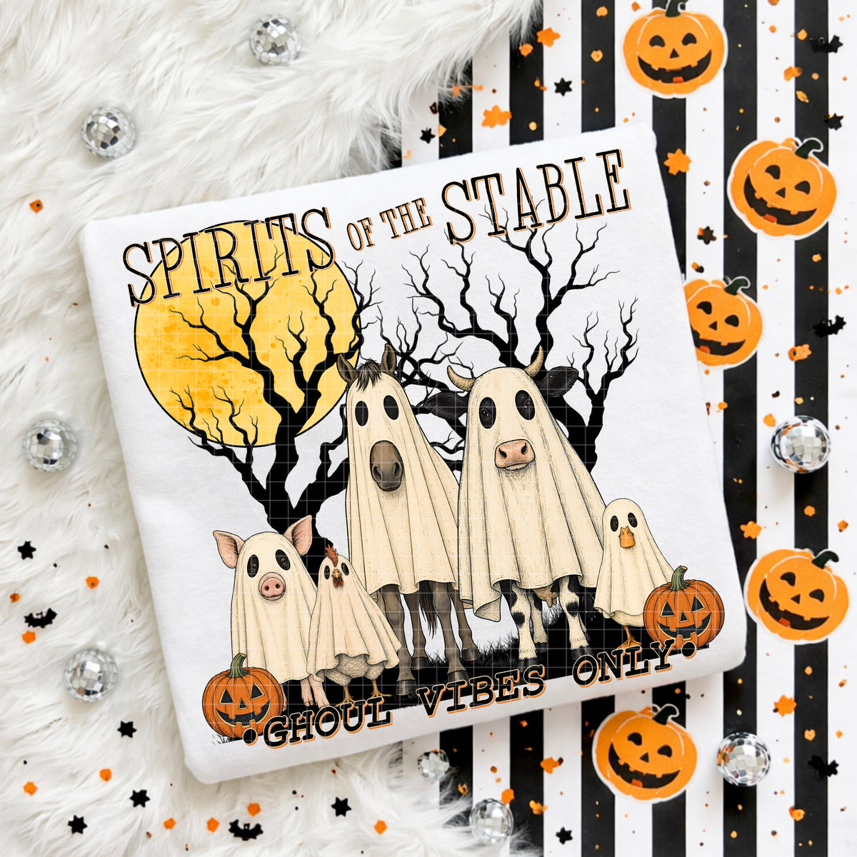 Spirits of the stable (DD) DTF transfer