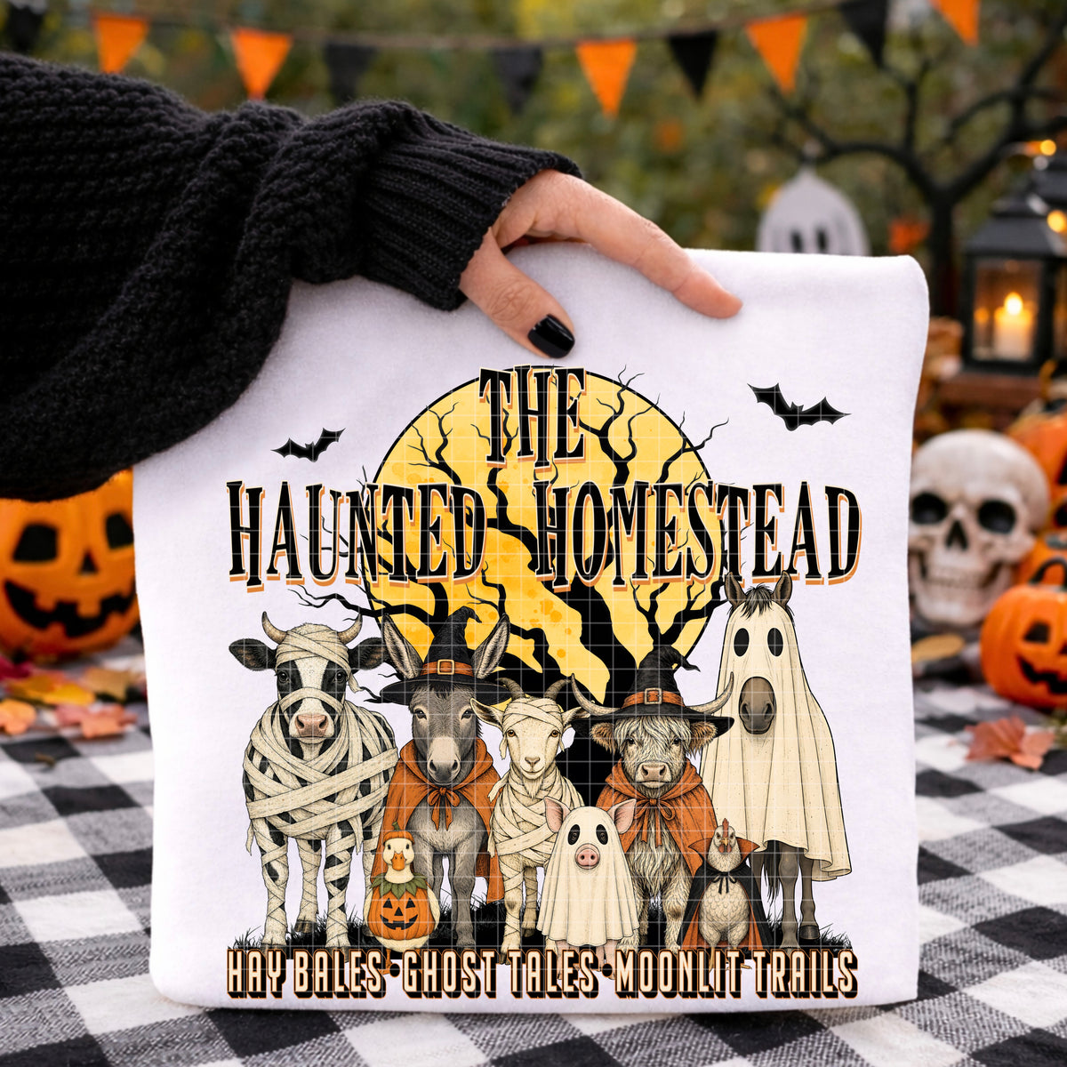 The haunted homestead (DD) DTF transfer