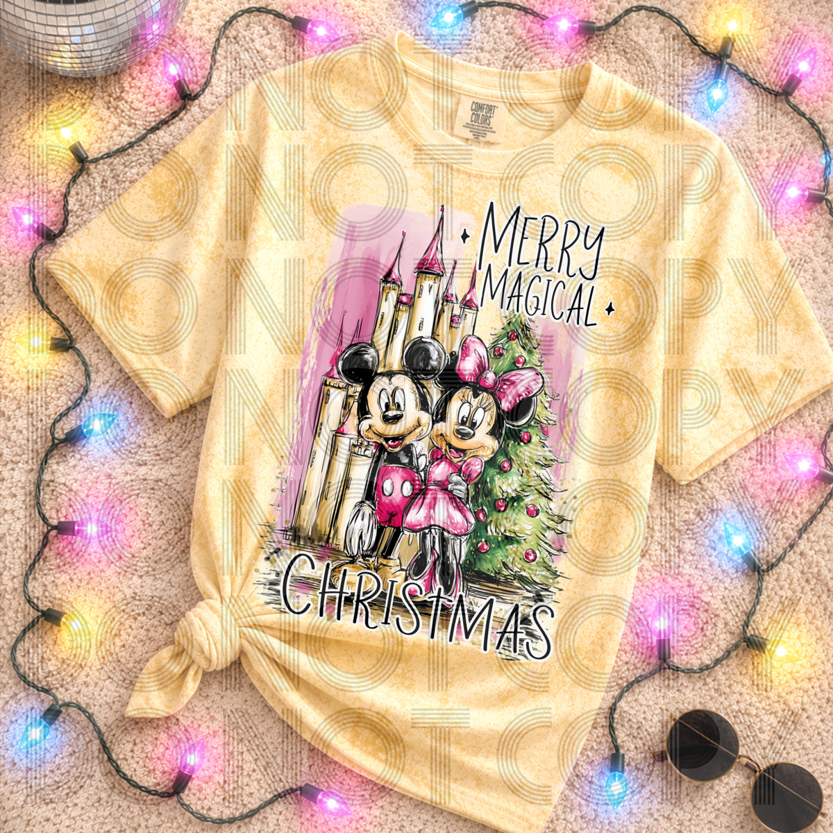 Merry magical Christmas (Renewed) DTF Transfer