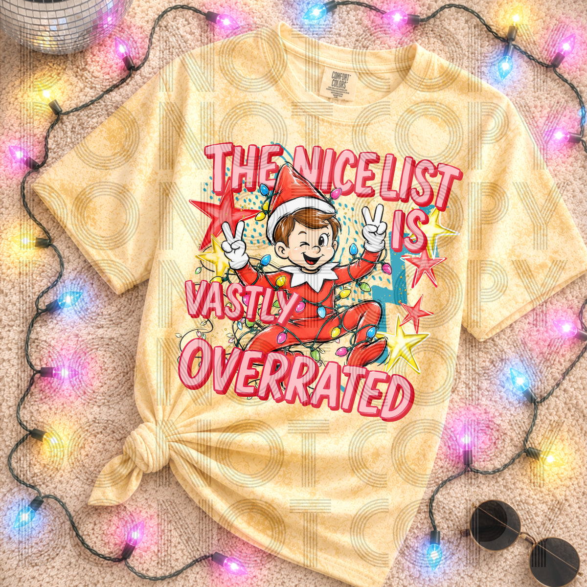 The nice list is vastly overrated (Renewed) DTF Transfer