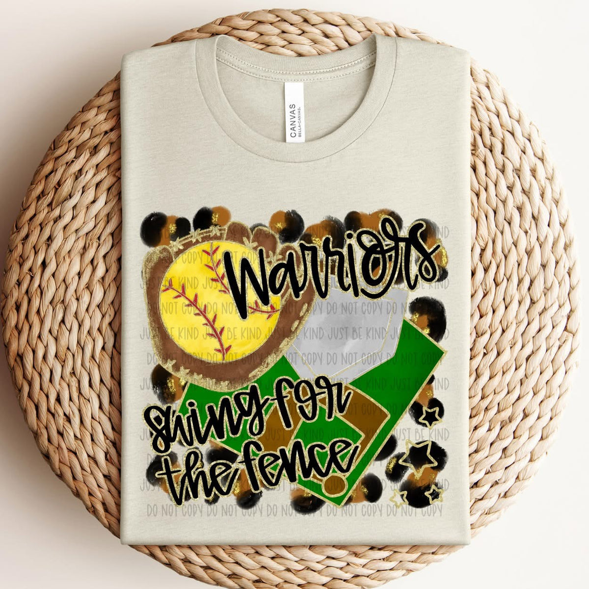 Softball Swing For The Fence Warriors (Caplinger) 83547 DTF Transfer