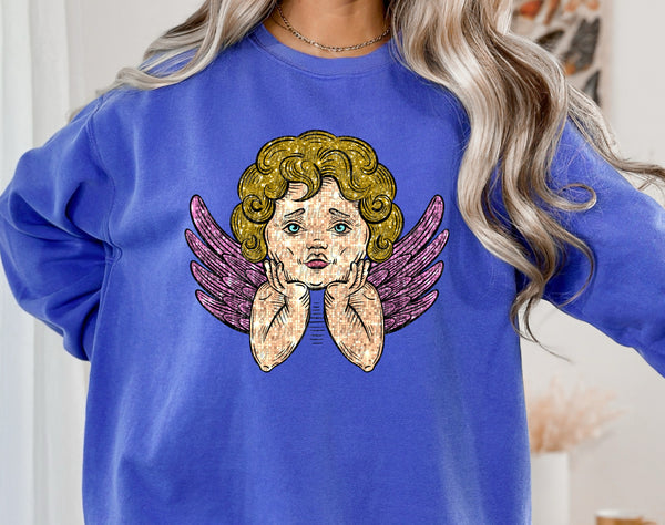 Sequin angel (VIRGO) 34573 DTF transfer