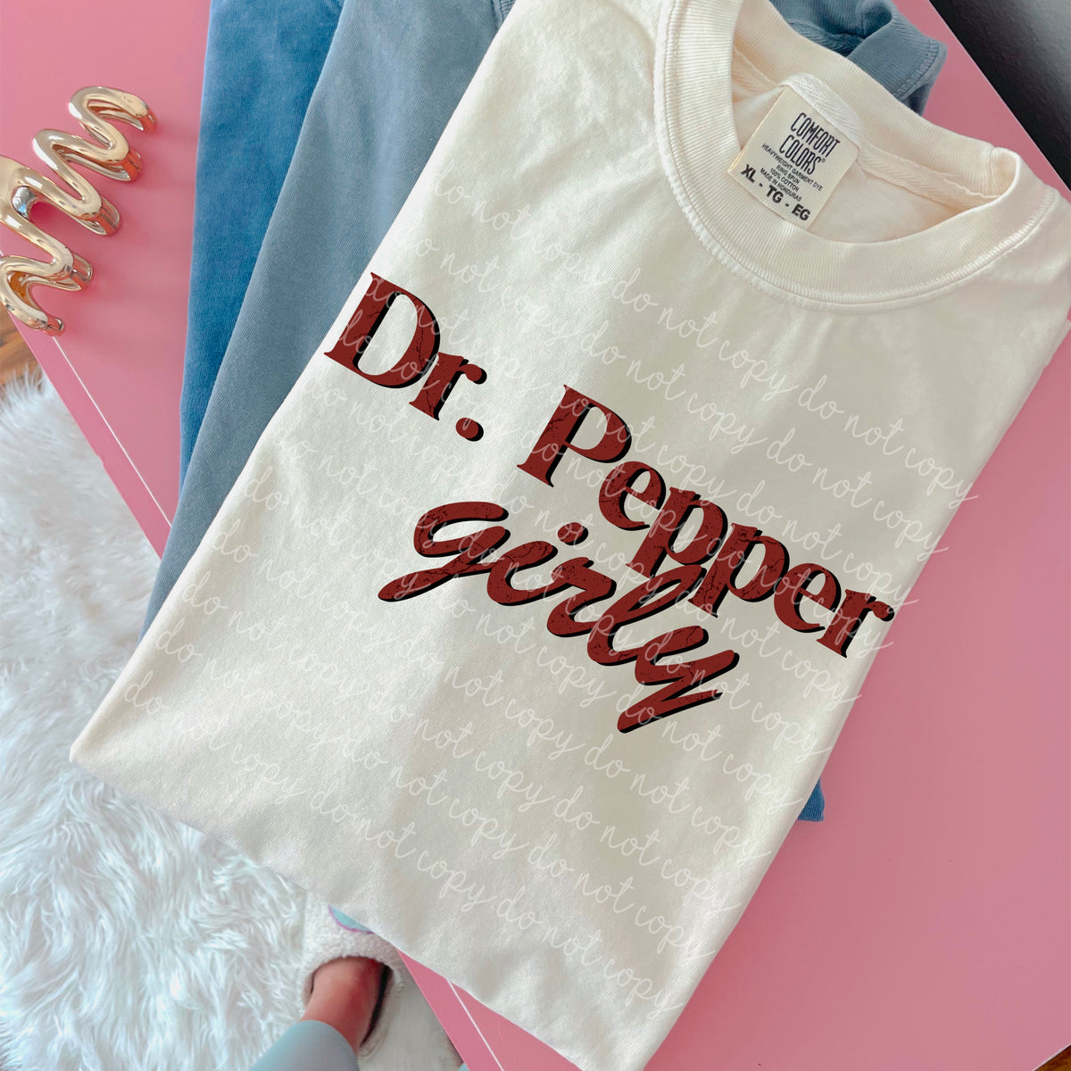 Dr. Pepper Girly red (MMD) DTF transfer