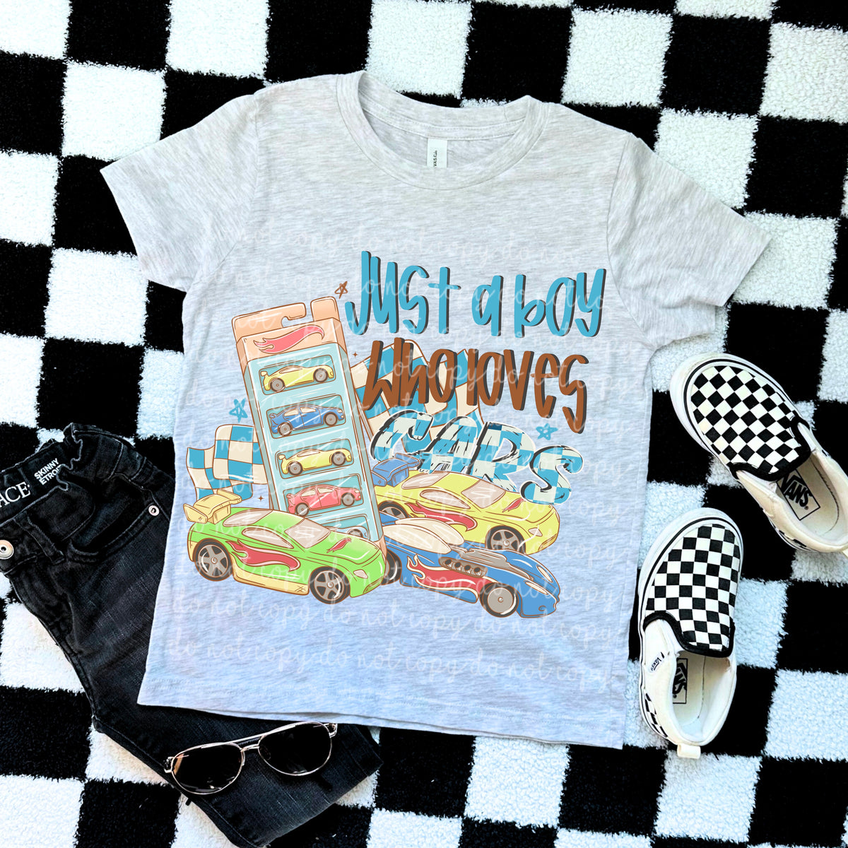 Just a boy who loves cars (MMD) DTF transfer