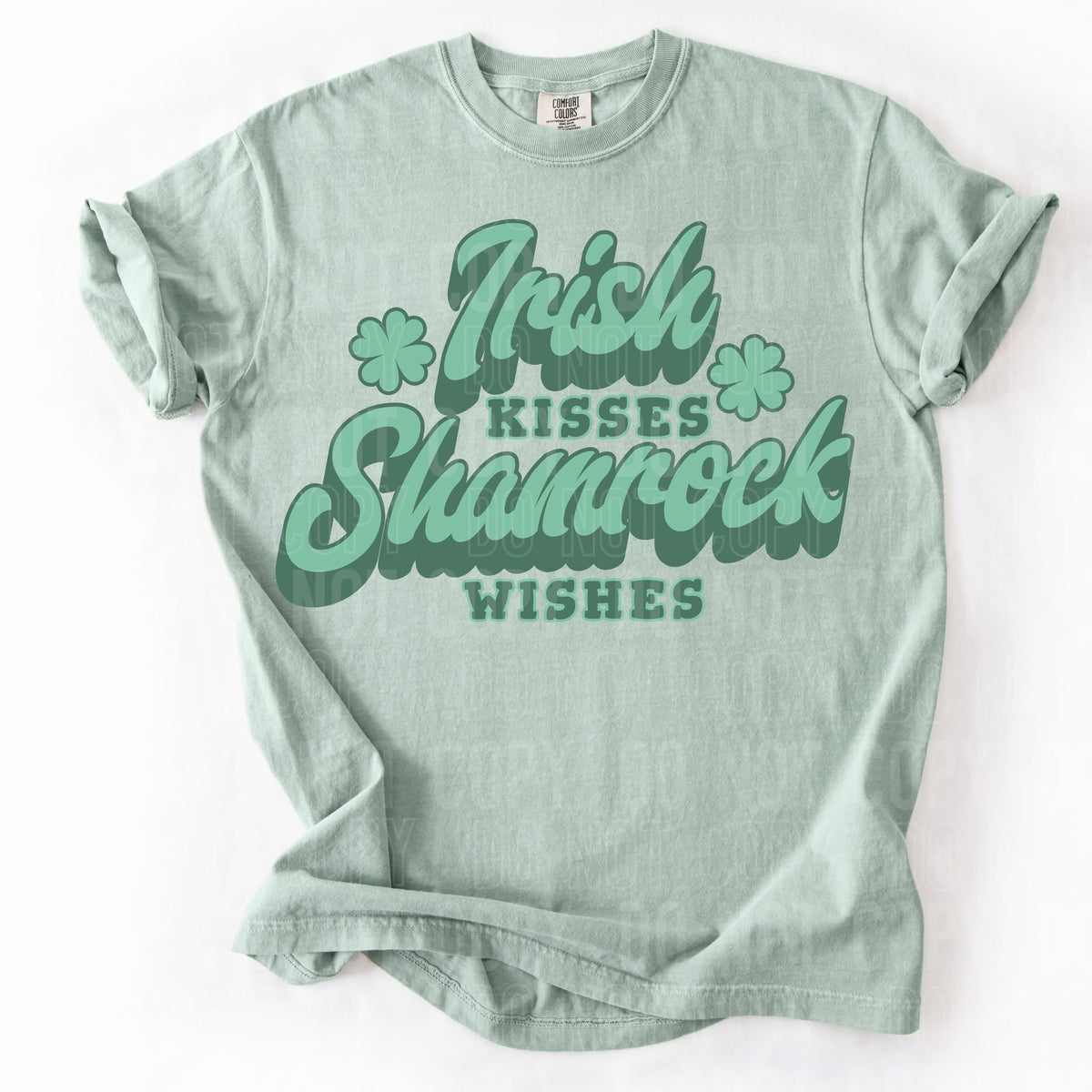 Irish Kisses Shamrock Wishes (SBB) 83586 DTF Transfer