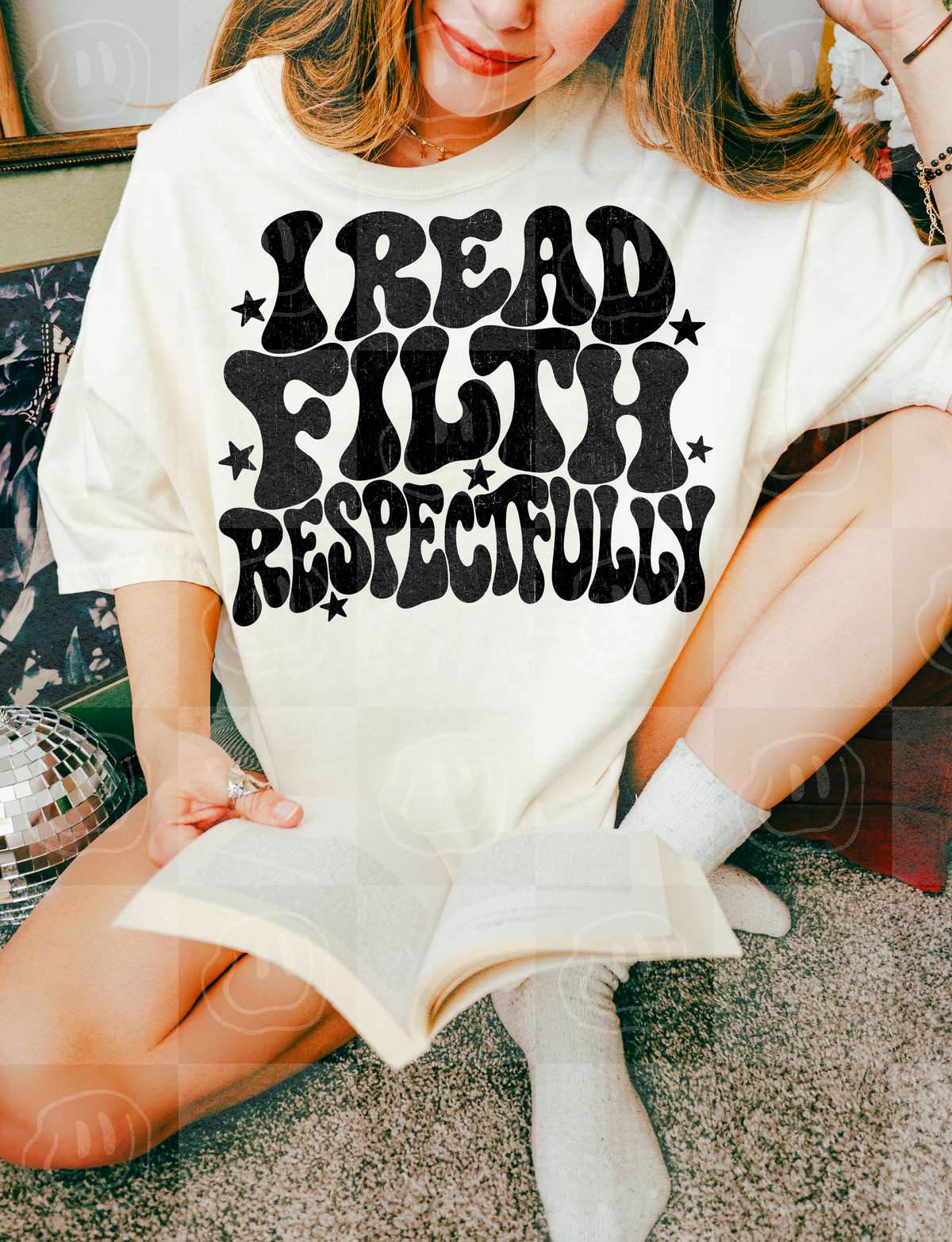 I read filth respectfully (unhinged) DTF Transfer