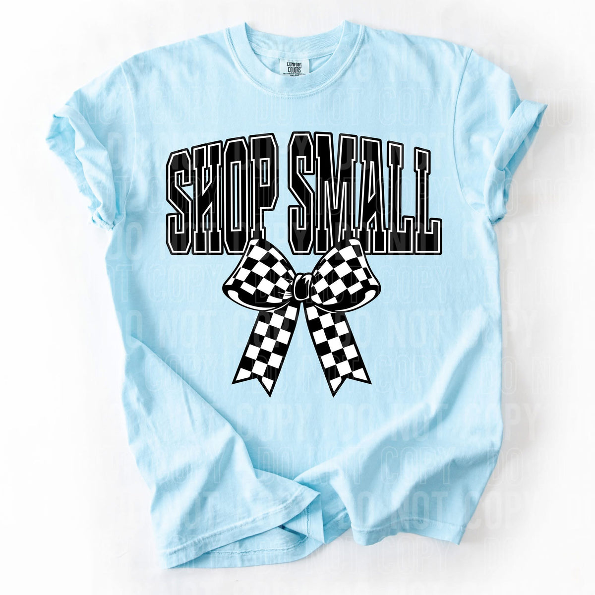 Shop Small Checkered Bow (SBB) 83615 DTF Transfer