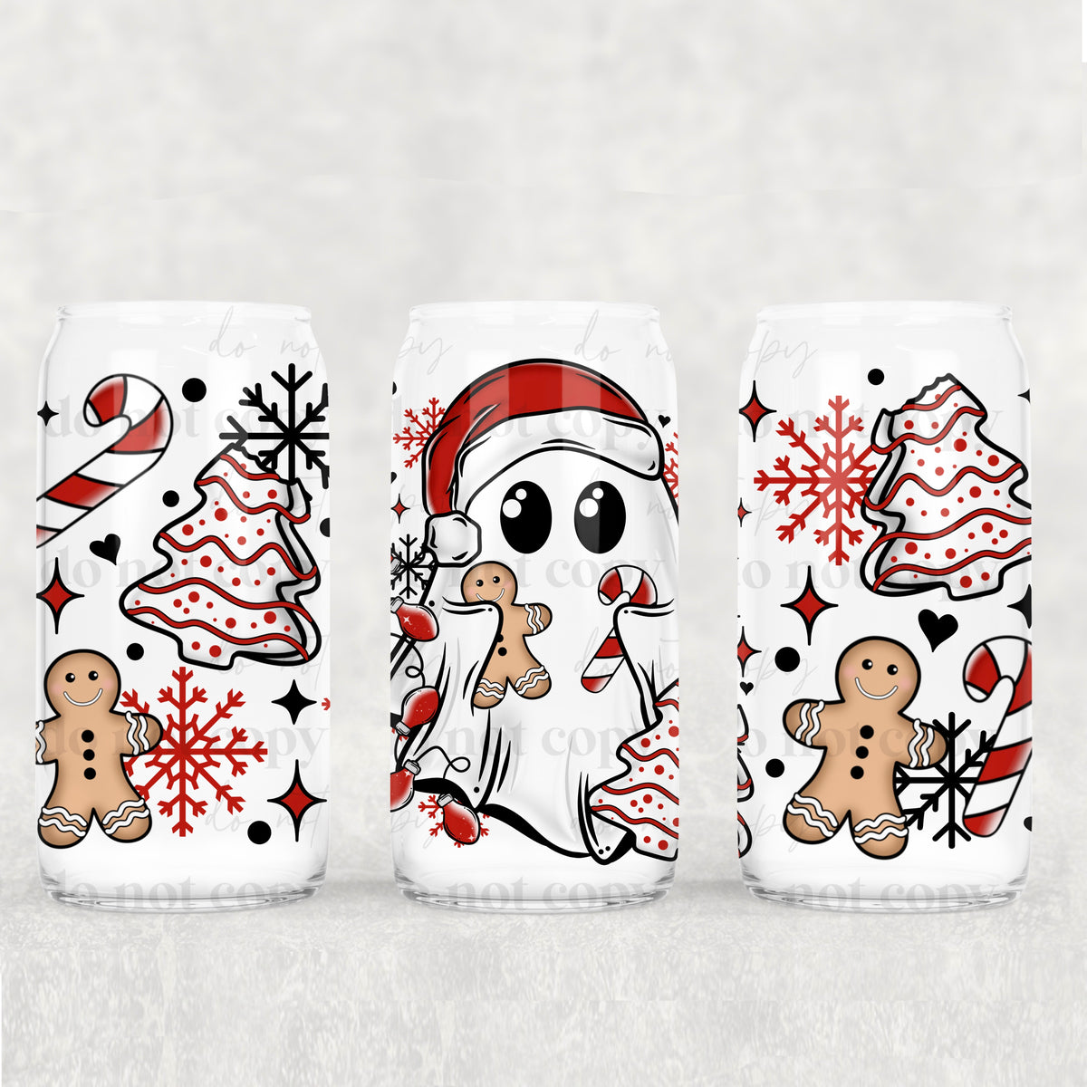5055 ghost eating tree cake (CSC) UV DTF WRAP