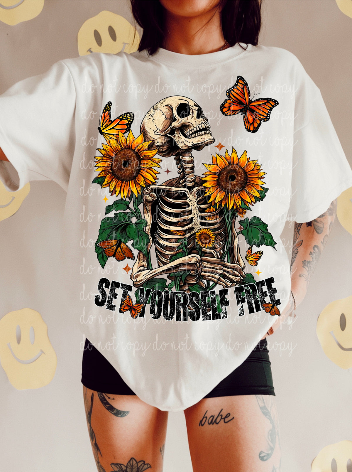 Set yourself free Skeleton (MMD) 101024 DTF transfer