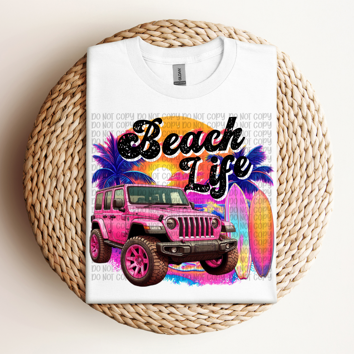 Beach Life jeep (VP) 102921 DTF transfer