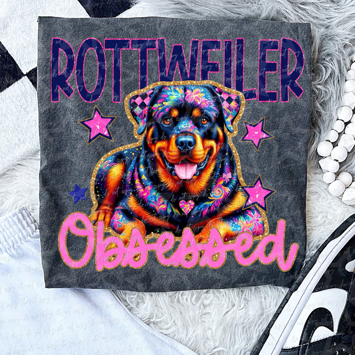 Rottweiler Obsessed (Virgo) 105082 DTF transfer