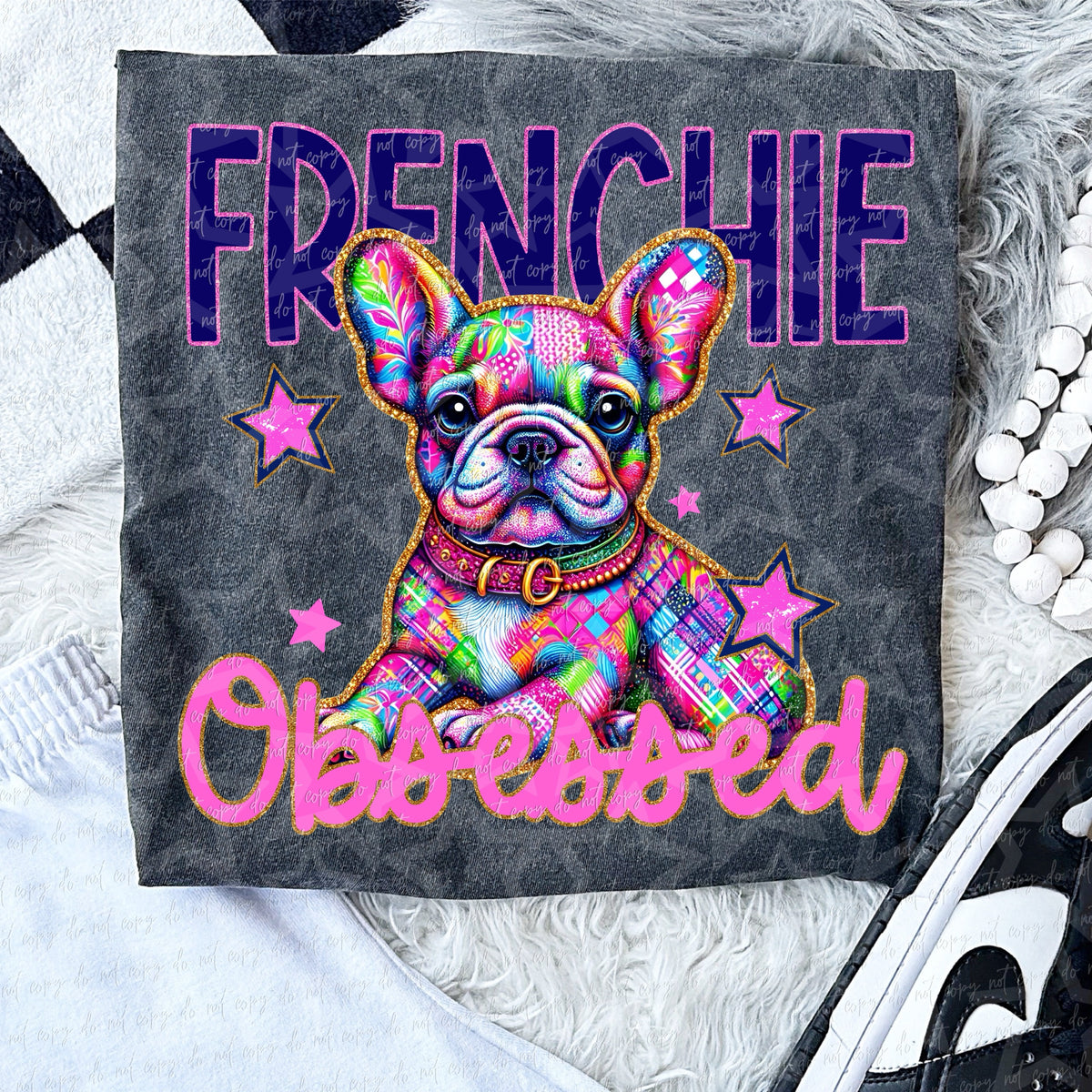 Frenchie Obsessed (Virgo) 105083 DTF transfer
