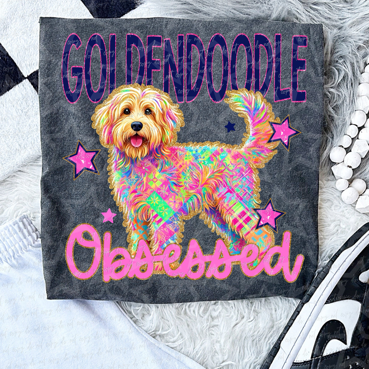 Golden Doodle Obsessed (Virgo) 105084 DTF transfer