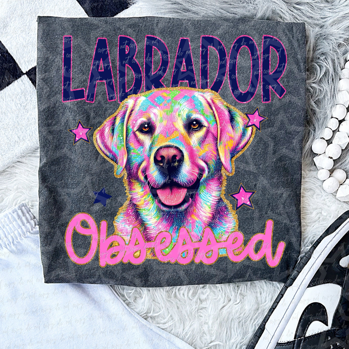 Labrador Obsessed (Virgo) DTF transfer