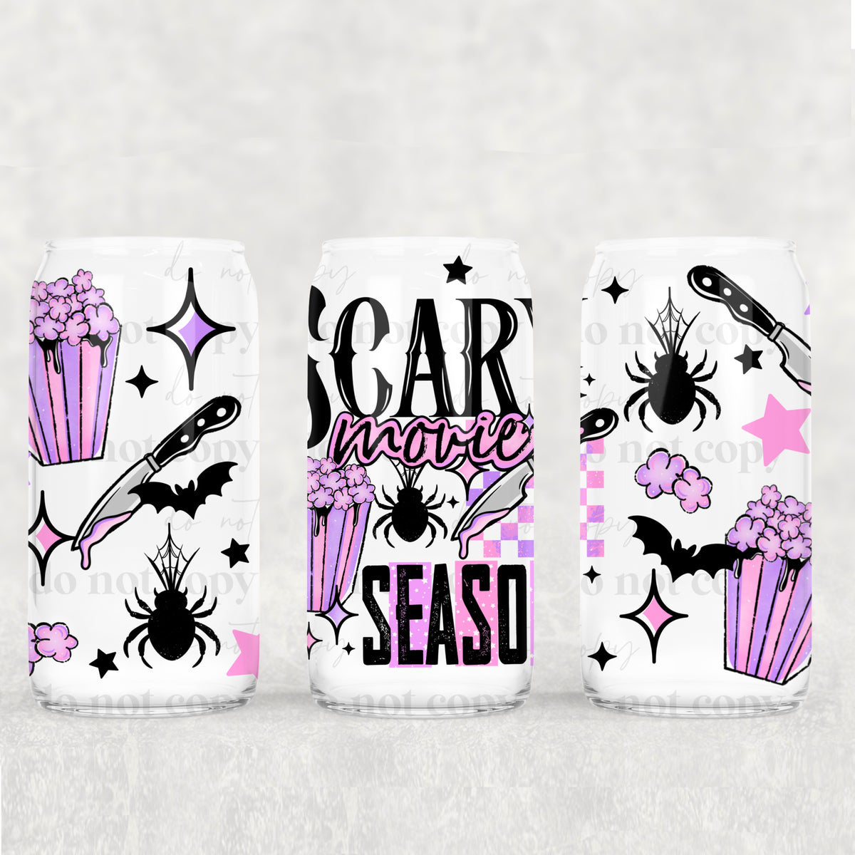 5218 scary movie season (CSC) UV DTF WRAP