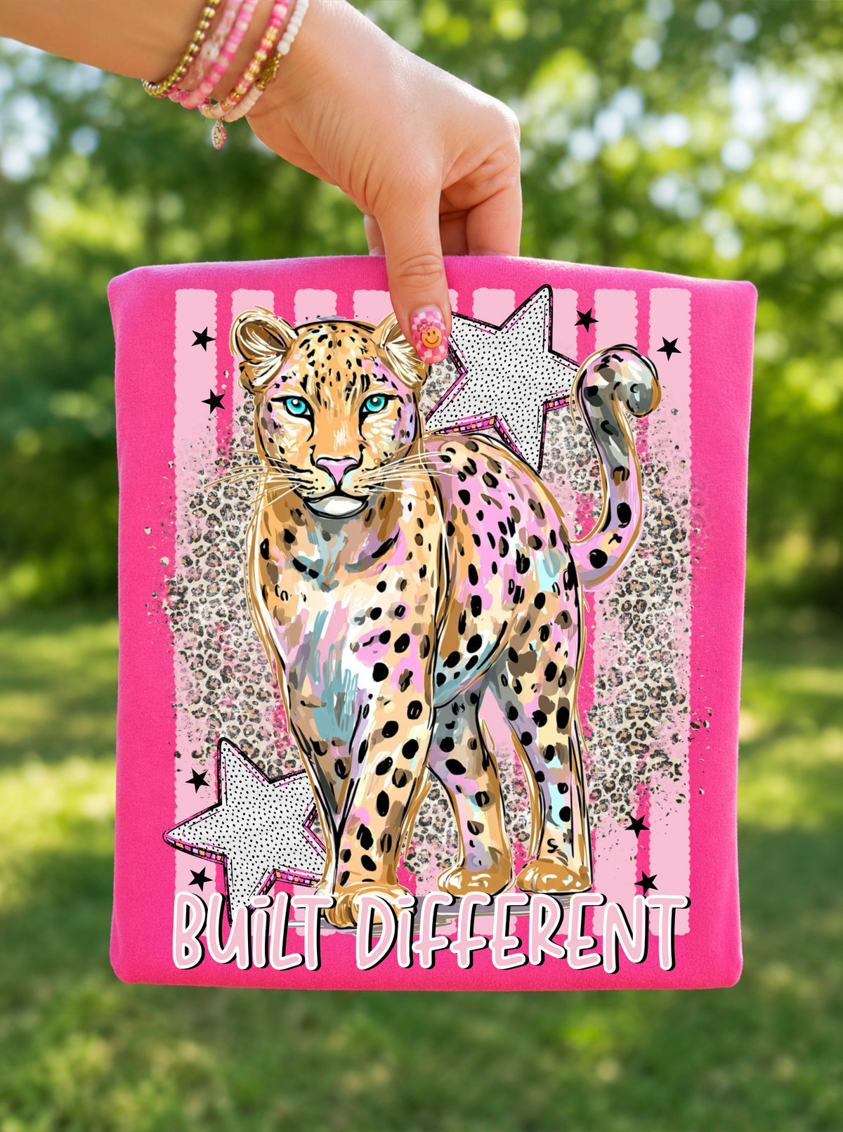 Built different cheetah with stars (TDC) DTF Transfer