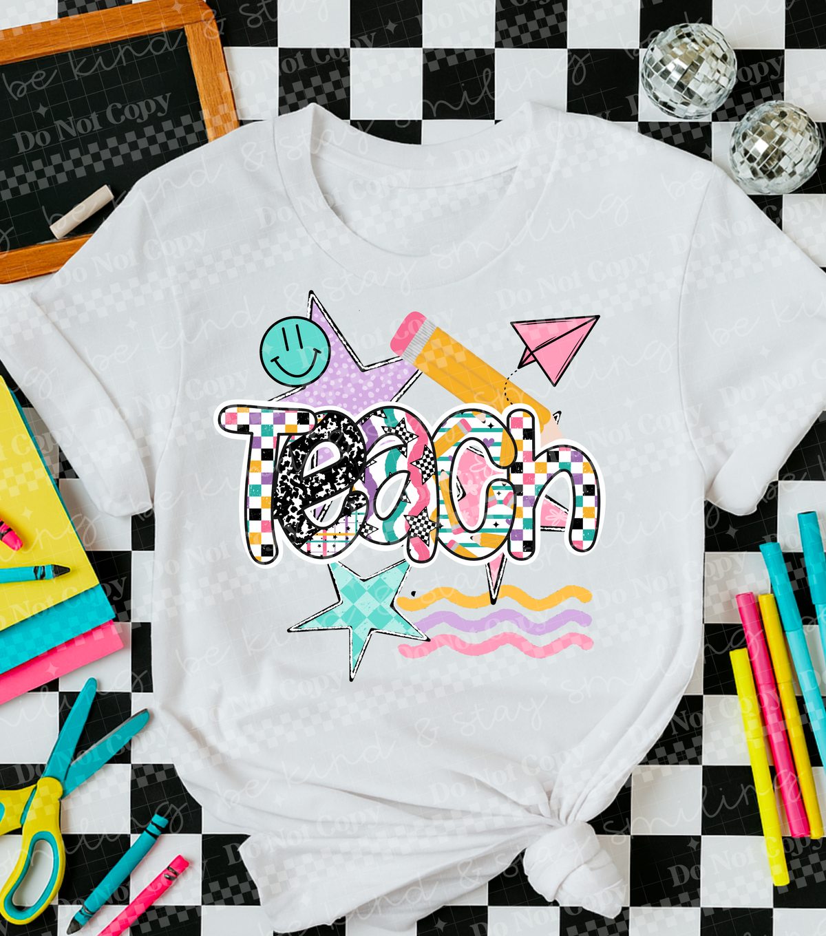 Teach doodles (Lyttle) DTF transfer