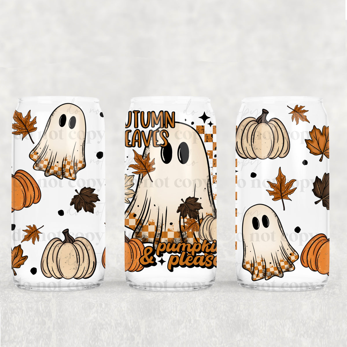 5263 autumn leaves and pumpkins please (CSC) UV DTF WRAP